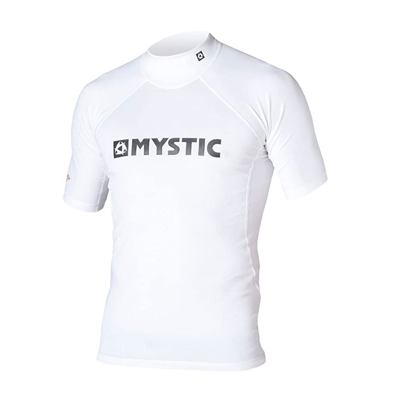Mystic Star Rash Vest short sleeve white